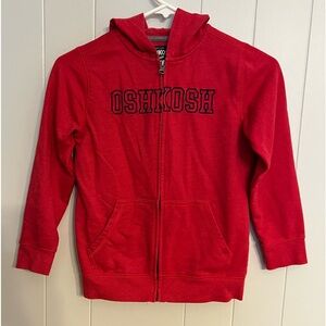 Oshkosh full zip hoodie size 8‎ NWOT